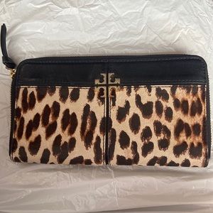 Tory Burch leopard wallet